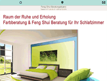 Tablet Screenshot of feng-shui-beratungsbuero.de